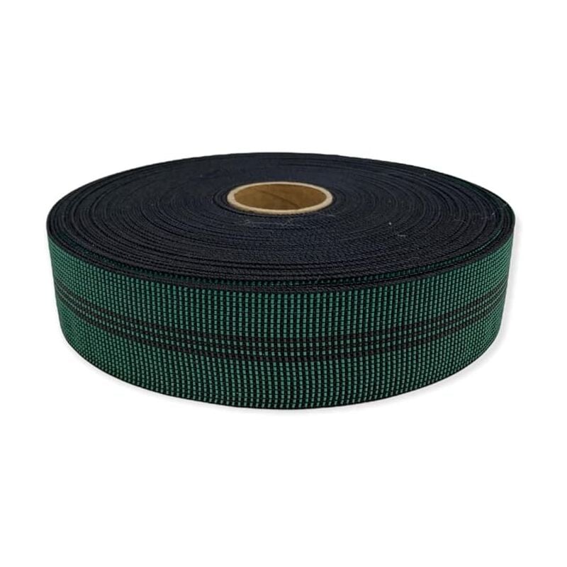 foto del prodotto cinghia elastica per tappezzeria spessore 5 cm, lunghezza 1 mt ,tirante per sostituzione fondo di divani, sedie e poltrone tendaggimania