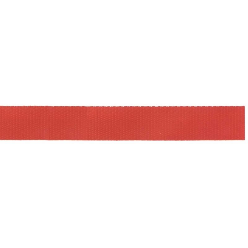 foto del prodotto cinghia in poliestere rossa mm 25 lunghezza 5 metri masidef