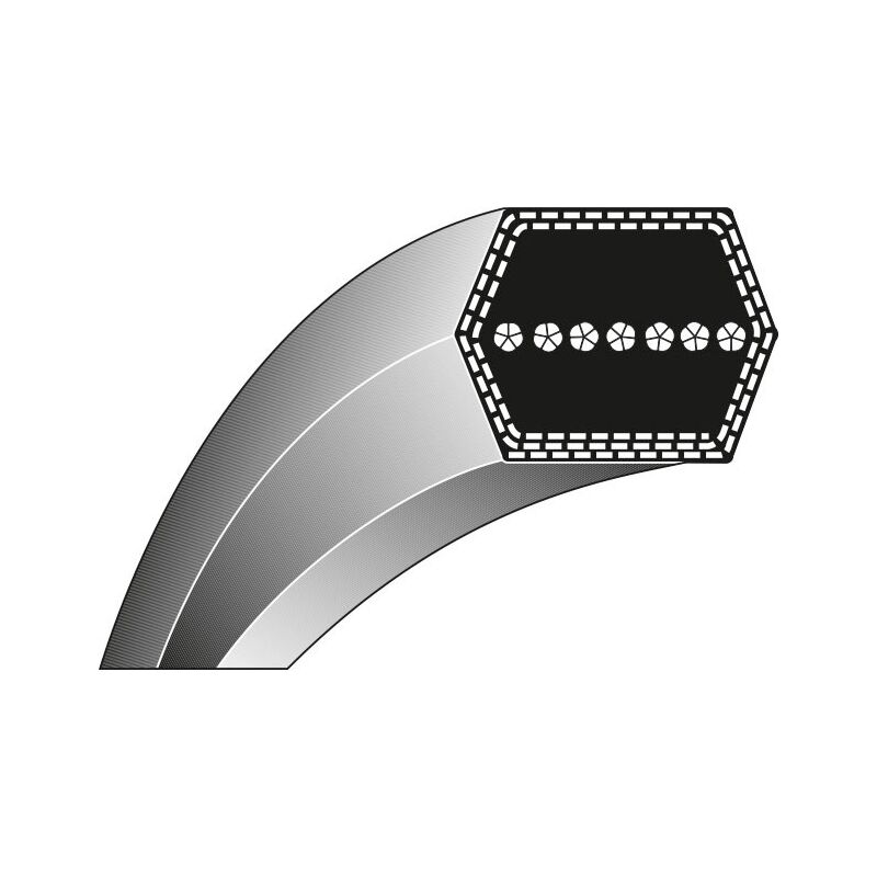 foto del prodotto cinghia motore lame esagonale viking trattorino mt 540 mt 545 mt 80 61257042110