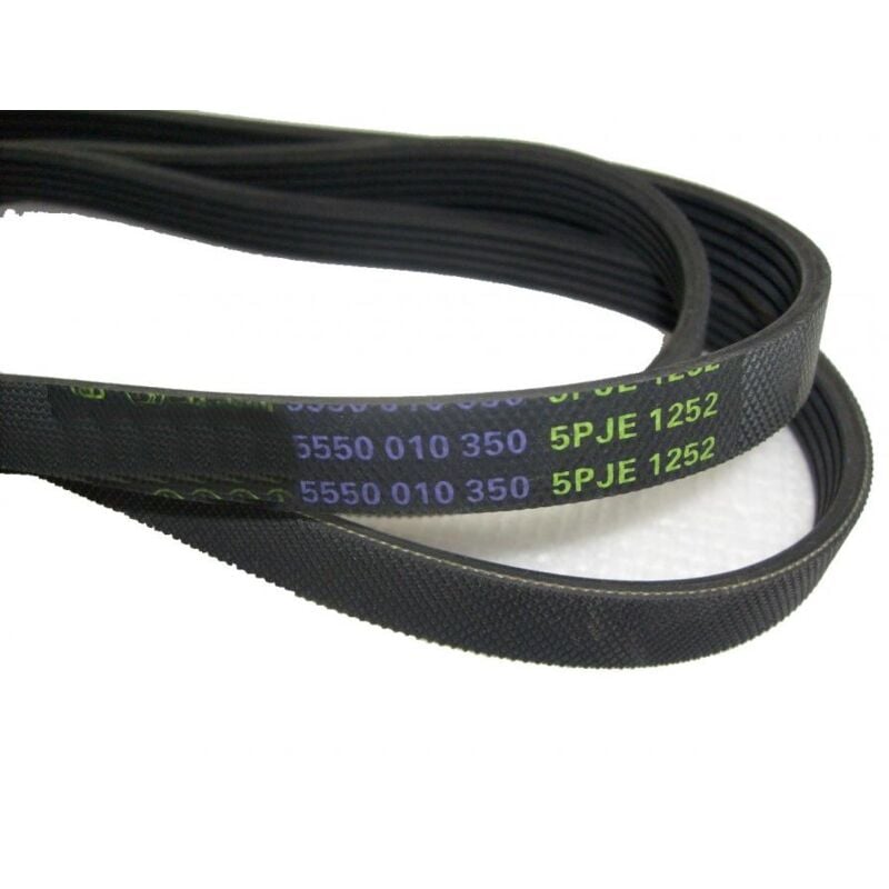 foto del prodotto cinghia rigata lavatrice bosch siemens 1252 j5 354131 elastica cesto