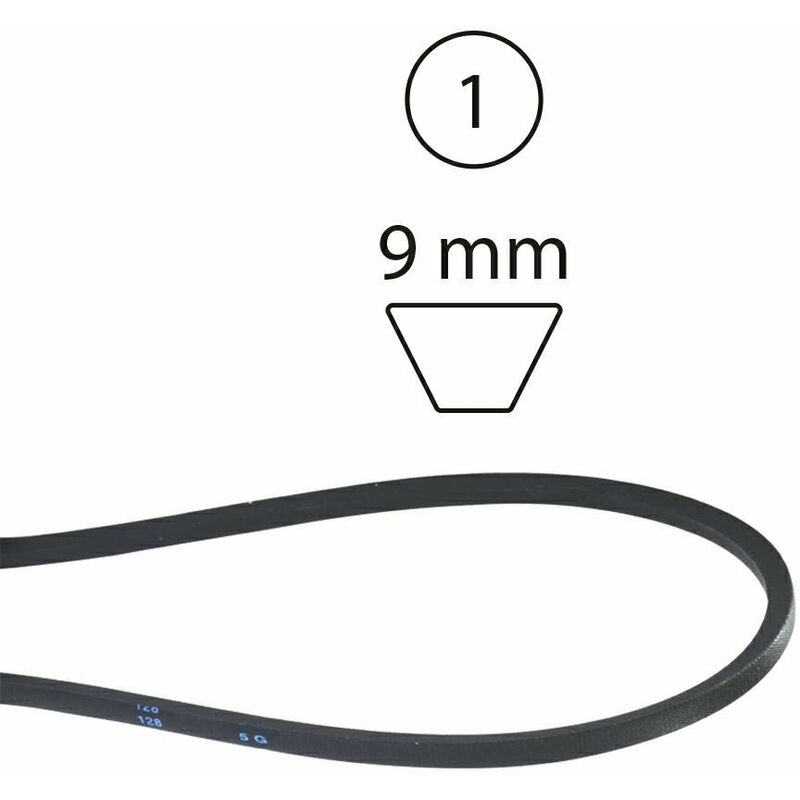 foto del prodotto cinghia semovenza motozappa polo, jet, cricket mep z 40 520021