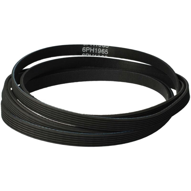 foto del prodotto cinghia trapezoidale compatibile con bauknecht ta care, tras, trak, trae, trad, traa, tra, ta pure, ta platinum asciugatrice 196,5 cm nero vhbw