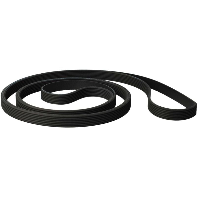 foto del prodotto cinghia trapezoidale compatibile con bosch wtw cwk4b200nl 03, cwk3n201 07, cwk3n201 06, cwk3n201 03 asciugatrice 199,2 cm nero vhbw