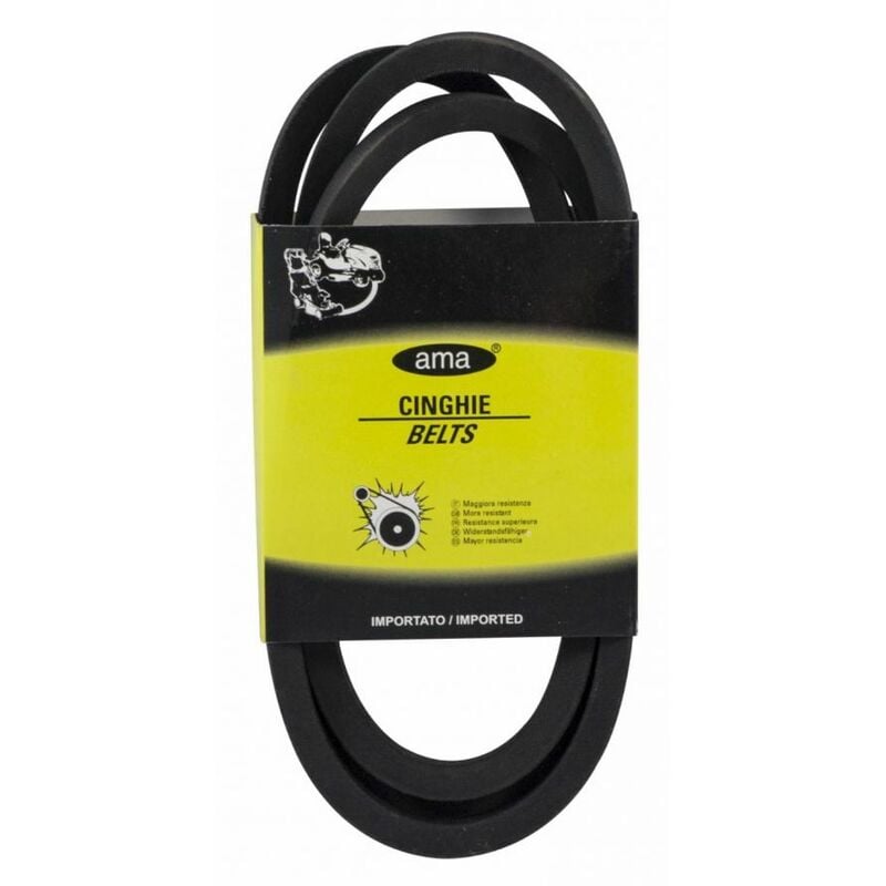 foto del prodotto cinghia trapezoidale in gomma telata tipo b52mm 1320