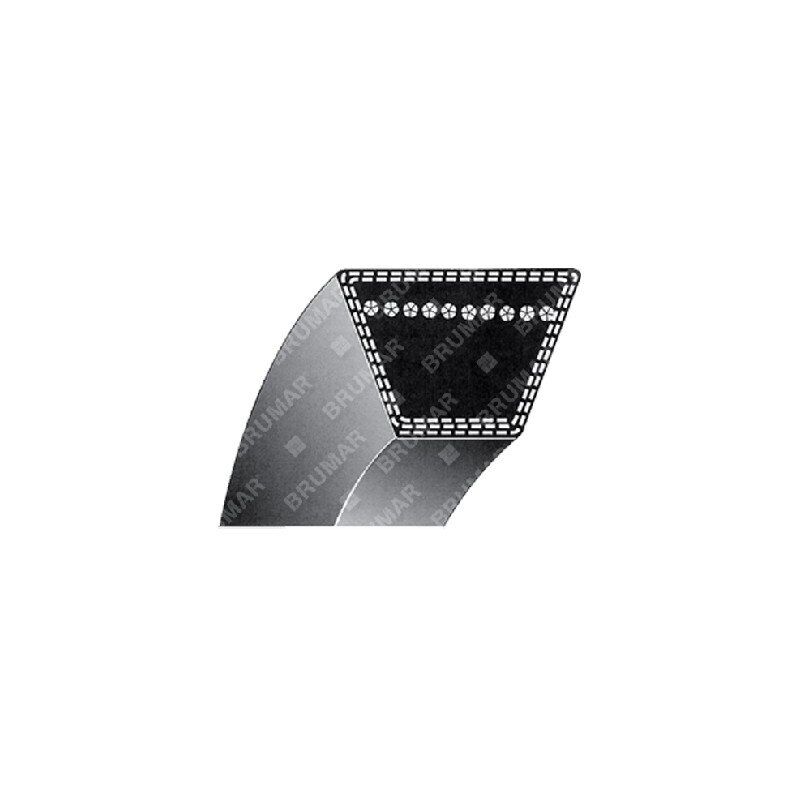 foto del prodotto cinghia trapezoidale sezione 4l a type 52 3 16 pollici per trattorini mtd cub cadet yard man white compatibile 011263