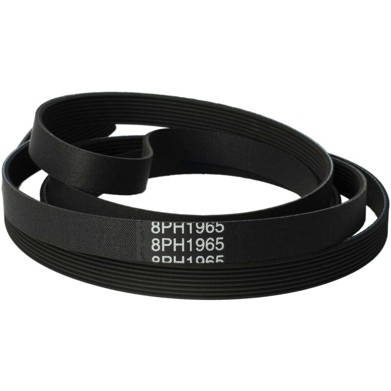 foto del prodotto cinghia trapezoidale sostituisce neff 657917, 647715, 644246, 497212 per asciugatrice 196,5 cm nero vhbw
