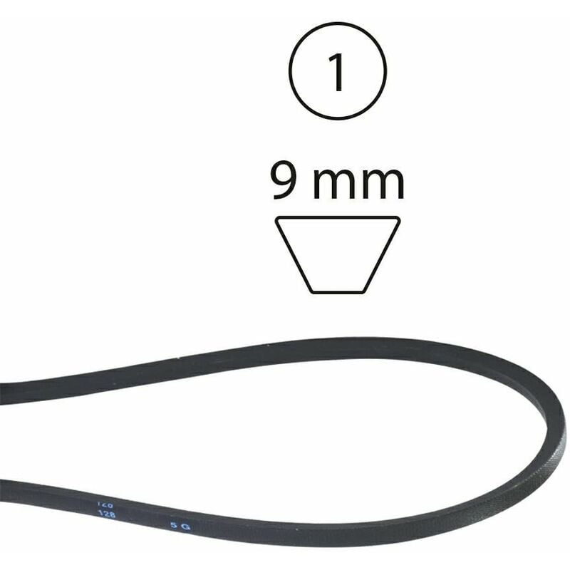 foto del prodotto cinghia trapezoidale variatore rasaerba sigma 544 520007 z24