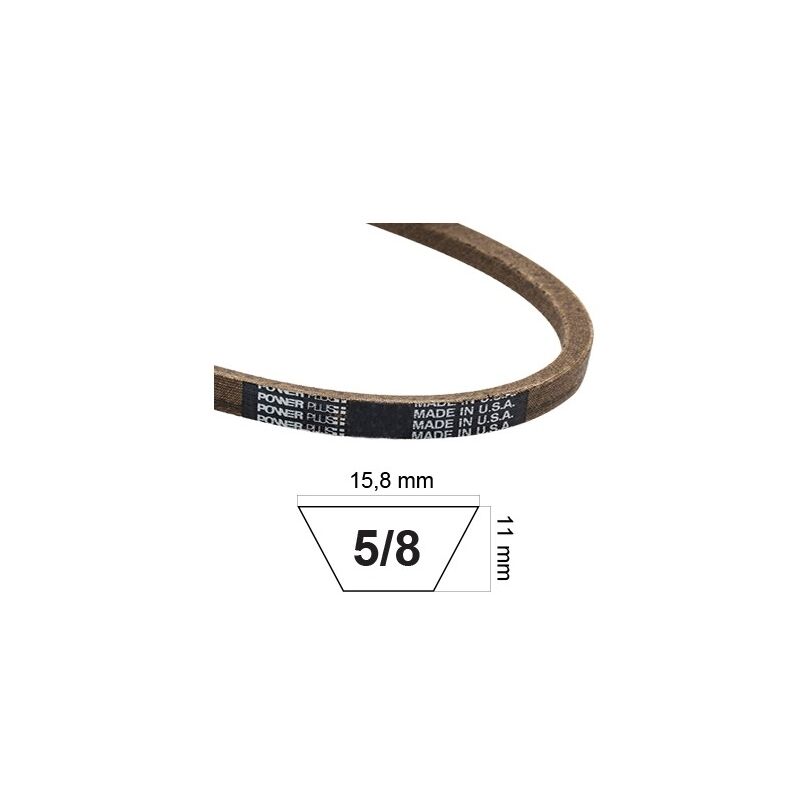 foto del prodotto cinghia trattorino tagliaerba fatta in kevlar compatibile mtd 01002391