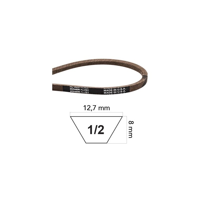 foto del prodotto cinghia trattorino tagliaerba fatta in kevlar compatibile mtd 754 04069