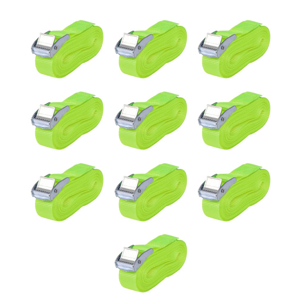 foto del prodotto cinghie 10 pz 0,25 tonnellate 5mx25 mm verde fluo cod mxl 77924