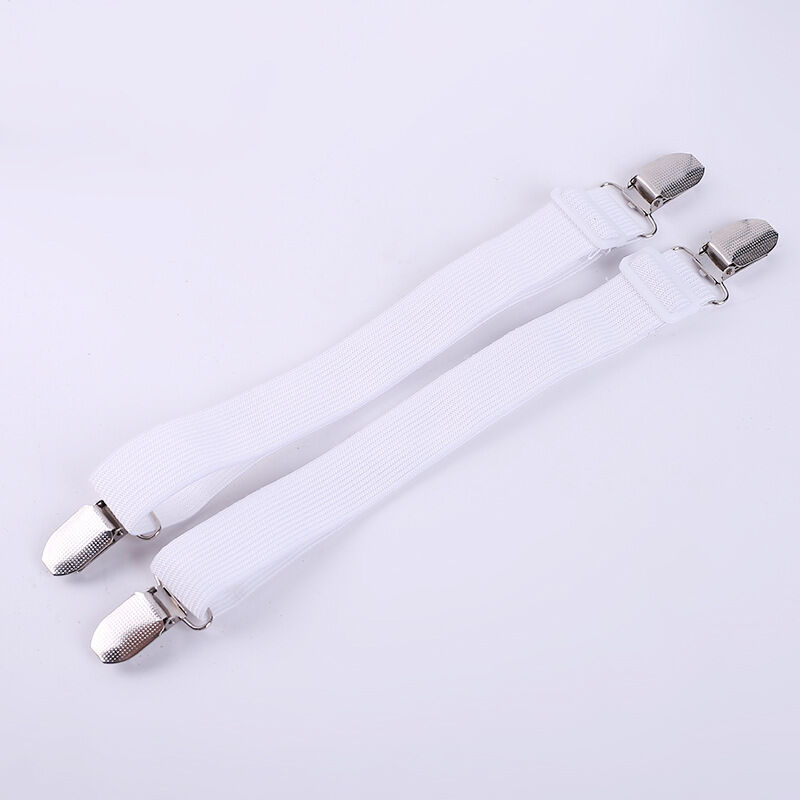 foto del prodotto cinghie ferma lenzuolo, ferma lenzuolo, chiusure a 2 teste, 12 pezzi bianco sollbry
