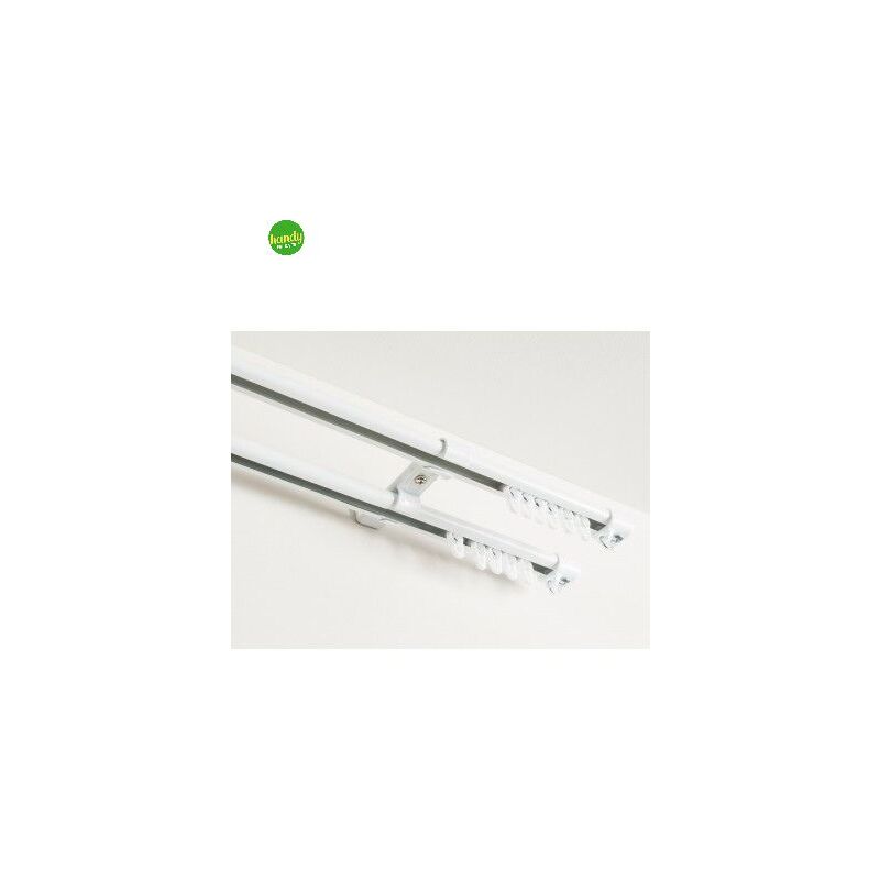 immagine 0 del prodotto cintacor supporto doppio per binario basico 2 pezzi colore bianco
