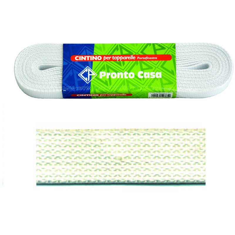 foto del prodotto cintino nylon bianco per avvolgibili in matassine mt.7,5x mm.22h. in matassina gr.23 per metro