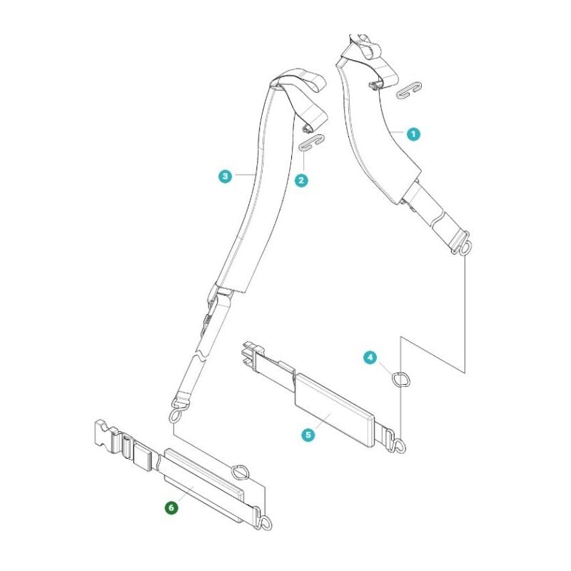 foto del prodotto cintura di blocco 511803801 originale husqvarna