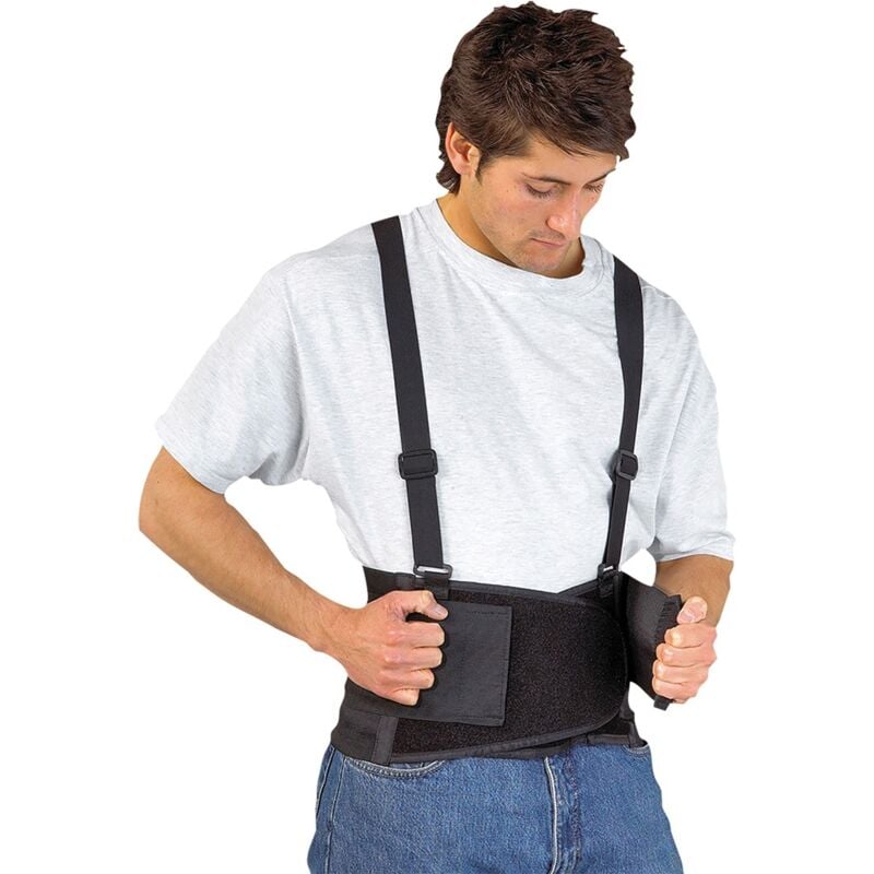 foto del prodotto cintura di supporto lombare regolabile nero xl