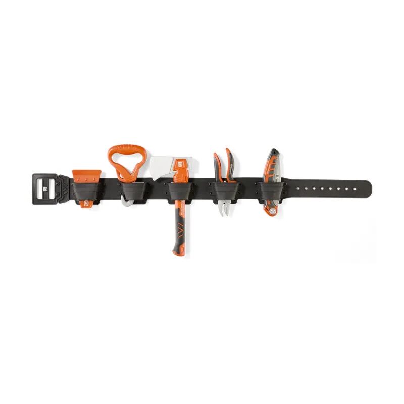 foto del prodotto cintura giocattolo forestale per bambini husqvarna con utensili da boscaiolo