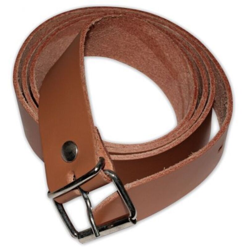 foto del prodotto cintura in cuoio cm. 110 135 col. marrone 6 pz utilia