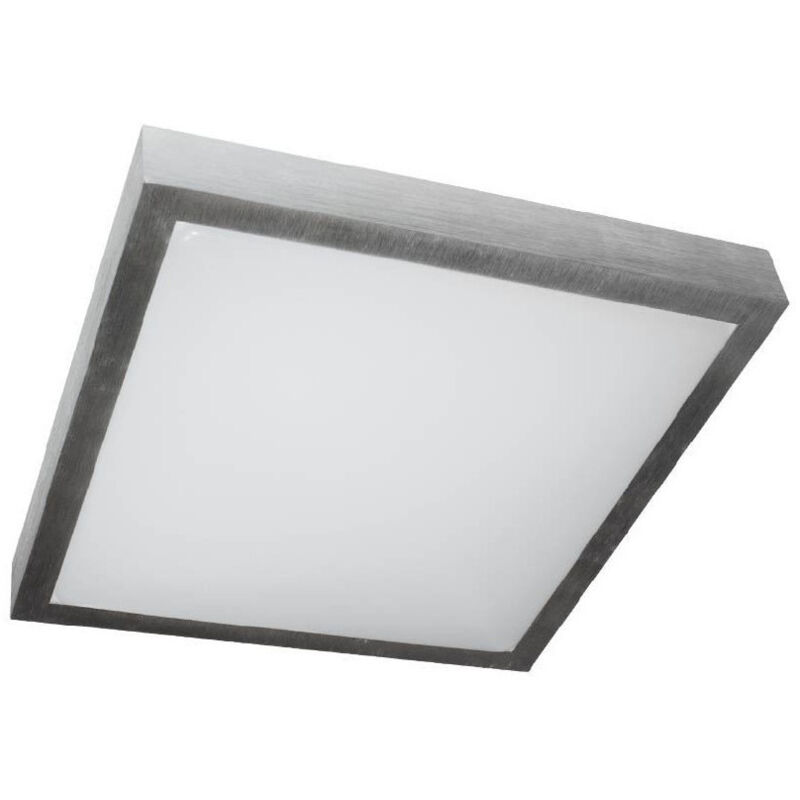 foto del prodotto cintura led tofir - 2x20w - e27 - ip44 - 32x32cm - alluminio e policarbonato