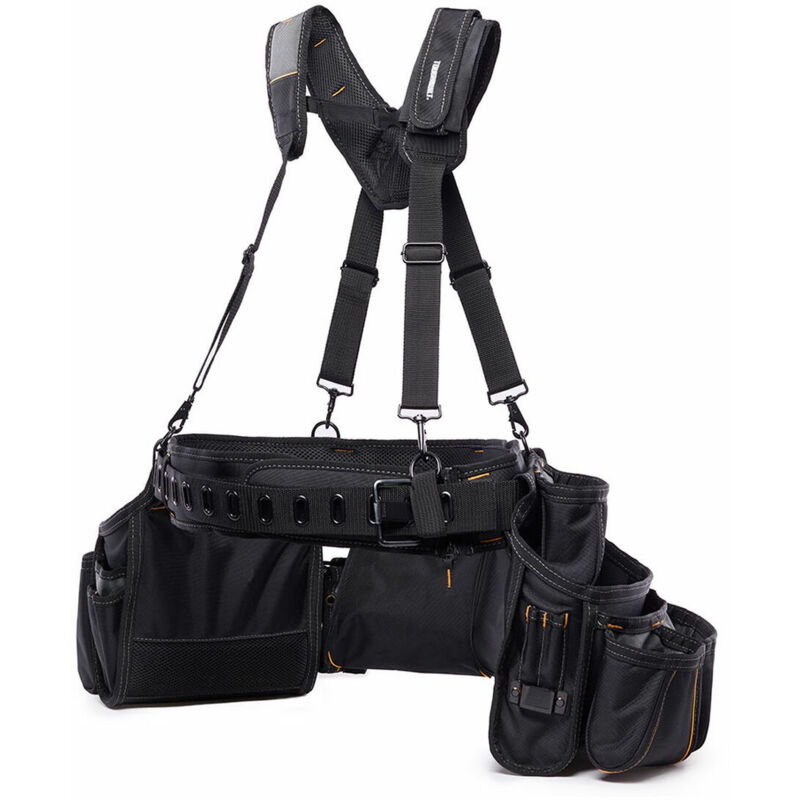 foto del prodotto cintura per attrezzi toughbuilt pro tb 301 6 con spallacci casseforme