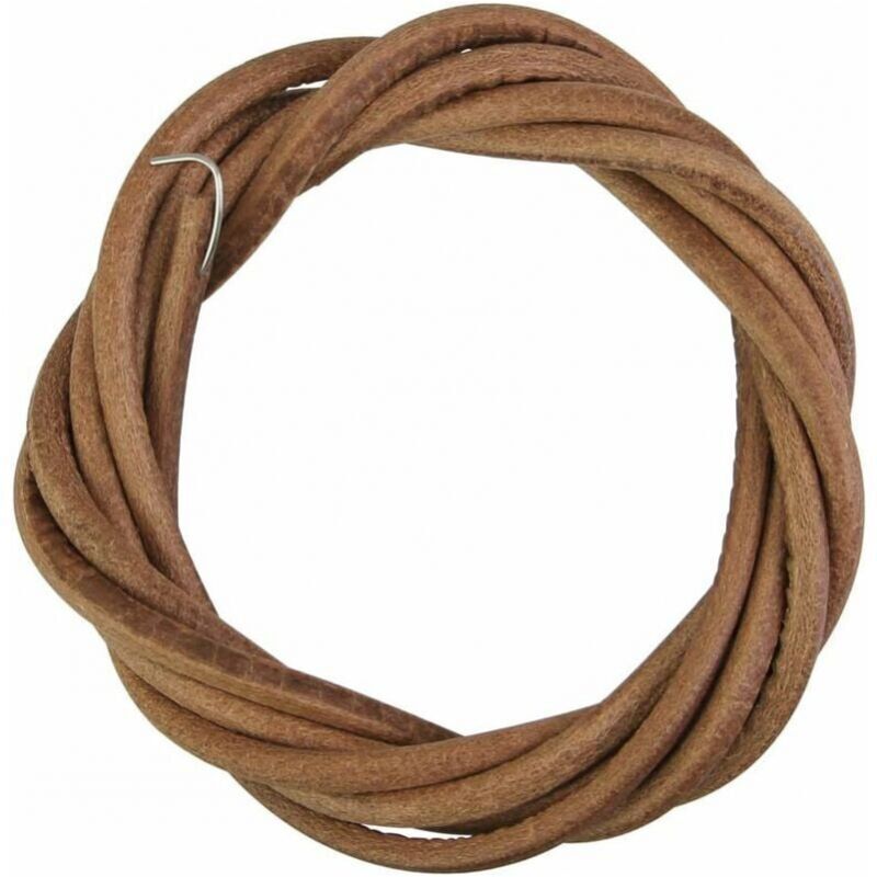foto del prodotto cintura per macchina da cucire da 180 cm in pelle anticata, solida, antiscivolo, con gancio, accessorio per macchina da cucire marrone per pedale per