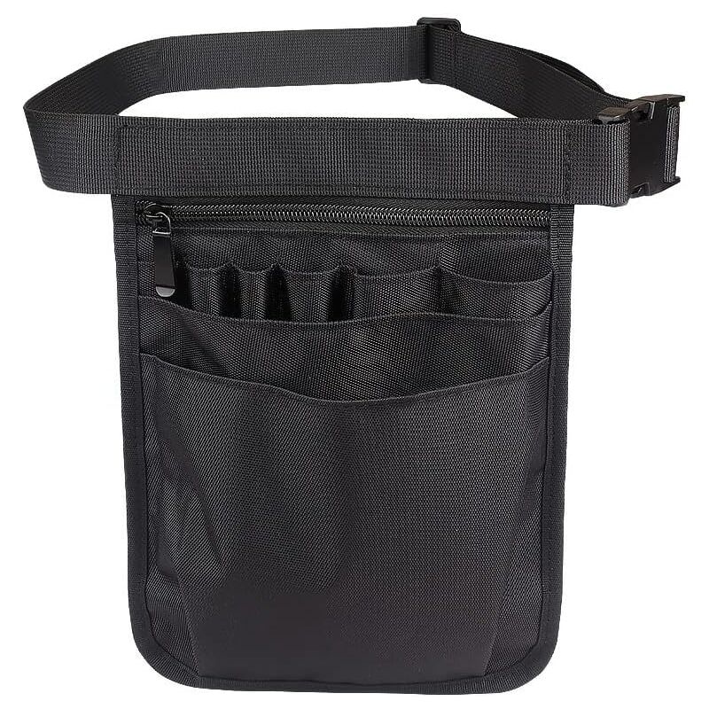 foto del prodotto cintura portaoggetti medica per infermieri, borsa portaoggetti per infermieri multi scomparto, borsa portaoggetti per cintura, marsupio per forbici