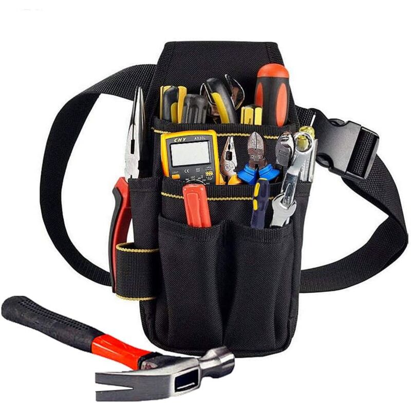 foto del prodotto cintura portautensili con 15 tasche, materiale impermeabile oxford 600d per tecnici