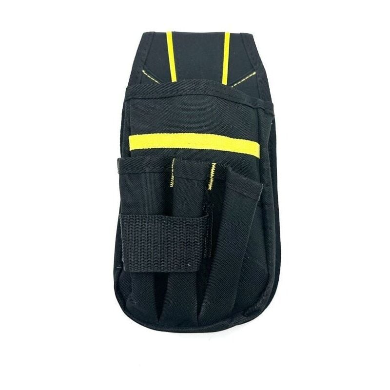 foto del prodotto cintura portautensili, marsupio portautensili, piccola borsa portautensili con cintura in nylon regolabile, impermeabile per tecnici, operai edili,