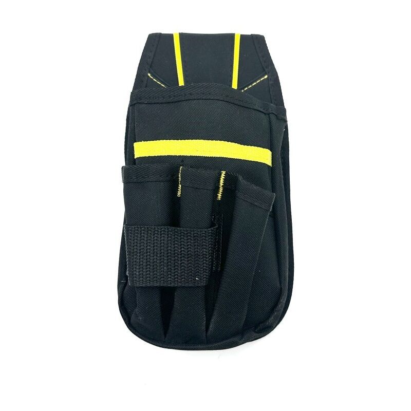 foto del prodotto cintura portautensili, marsupio portautensili, piccola borsa portautensili con cintura in nylon regolabile, impermeabile per tecnico, costruttore,