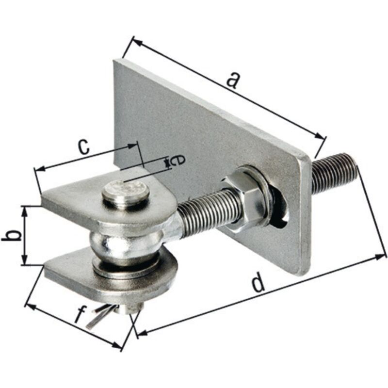 foto del prodotto cintura regolabile per recinto 146x23x55x130x28x50mm va btl.