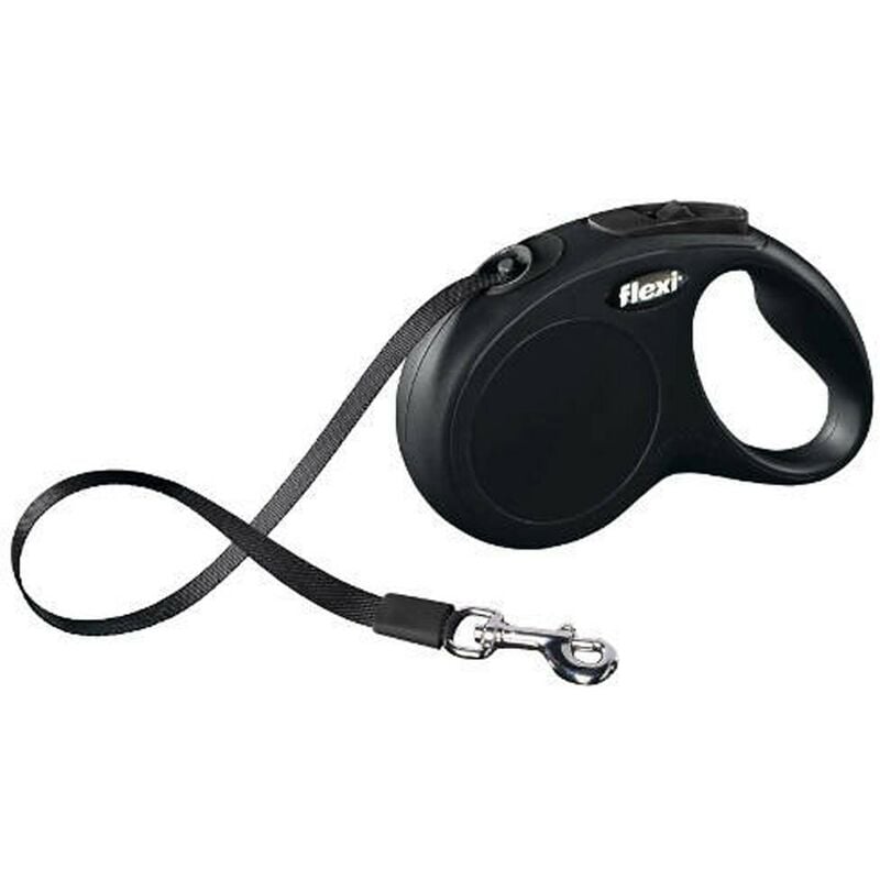 foto del prodotto cinturino da cintura allungabile flexi new classic l nero offerta esclusiva