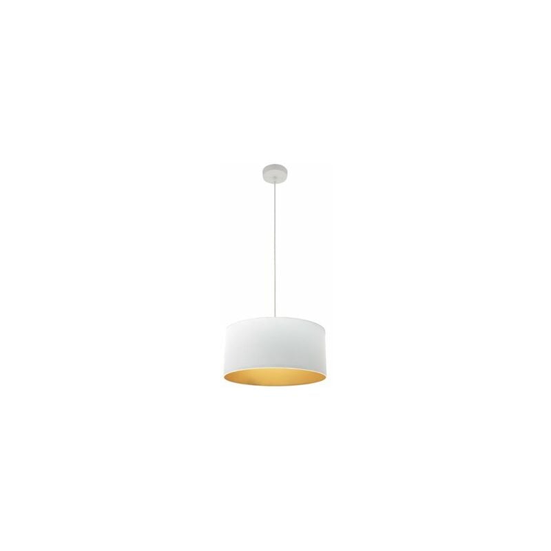 foto del prodotto ciondolo anuska 1xe27 bianco bianco oro regx40x40 cm