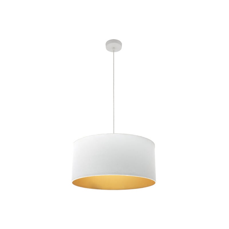 foto del prodotto ciondolo anuska 1xe27 bianco bianco oro regx50x50 cm