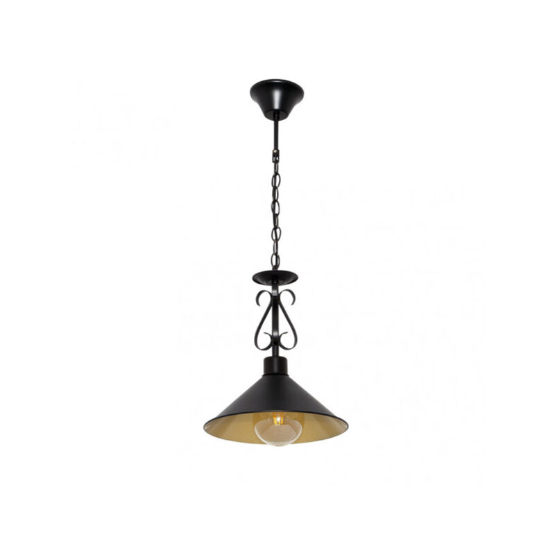 foto del prodotto ciondolo azalea 1xe27 nero oro regx26x26 cm