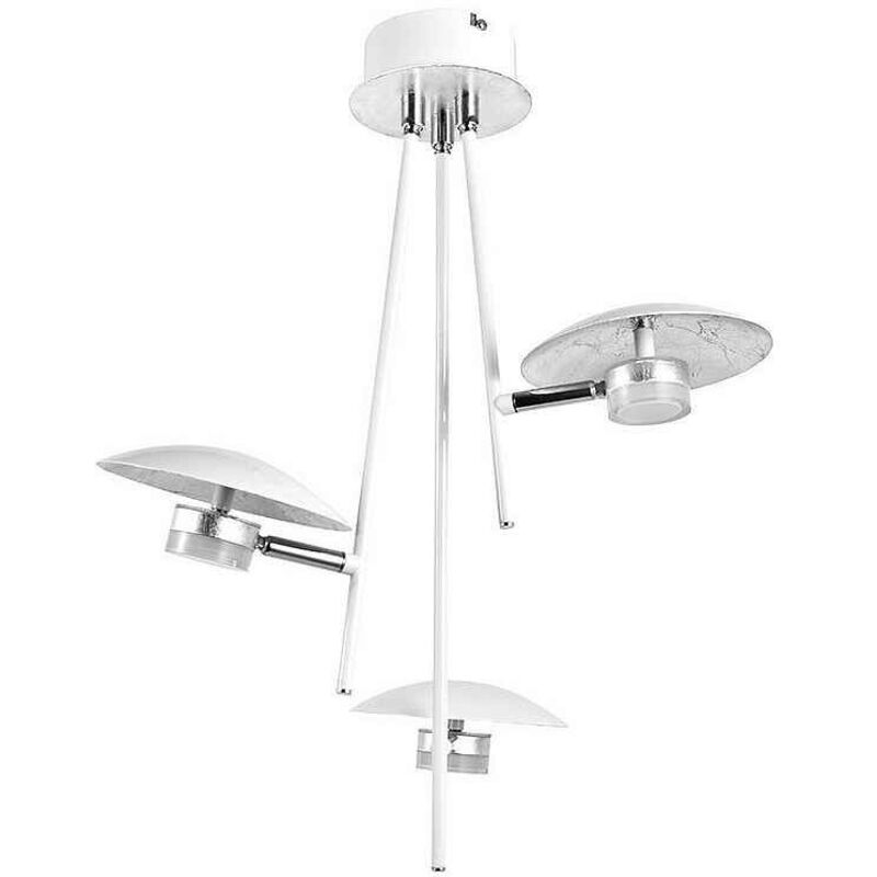 foto del prodotto ciondolo cape town 3l 18w 4000k bianco argento 53x39x39 cm 1440 lm orientabile e regolabile