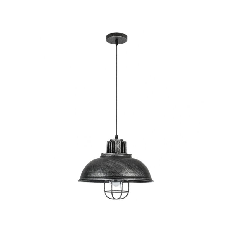 foto del prodotto ciondolo emu 1xe27 rustico argento regx33x33 cm