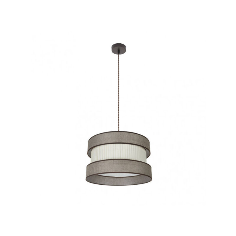foto del prodotto ciondolo home 1xe27 marrone marrone beige regx40x40 cm