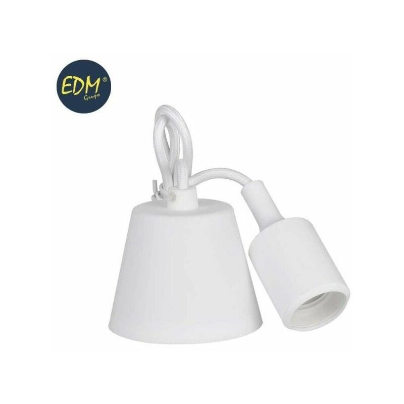foto del prodotto ciondolo in silicone e27 60w colore bianco edm