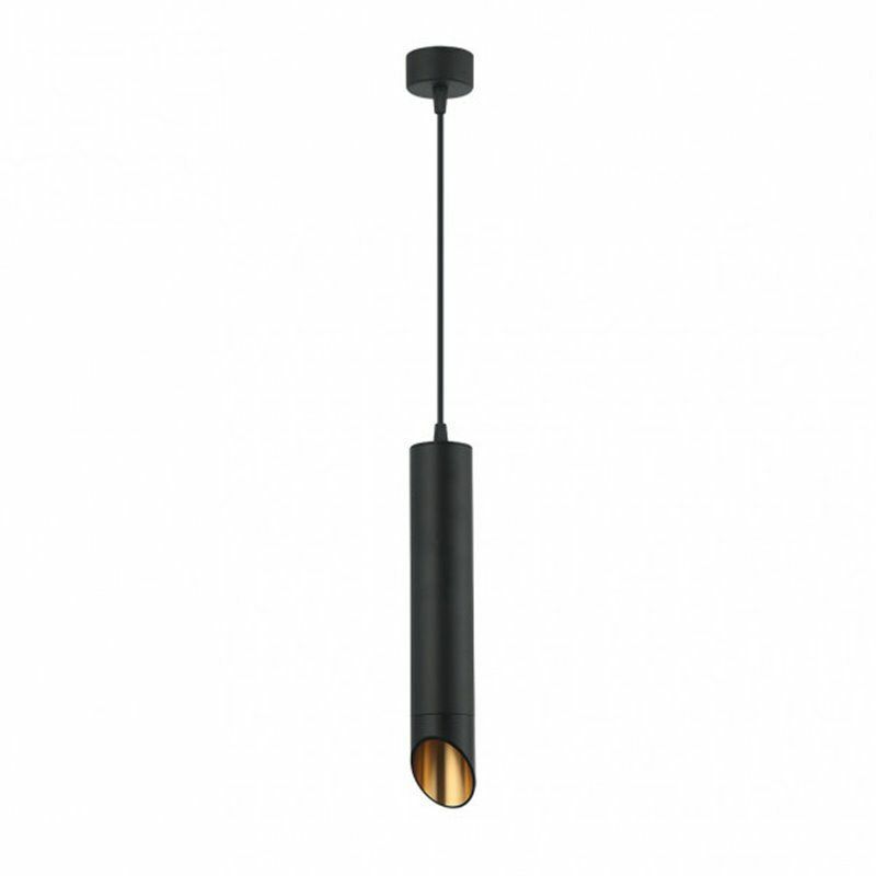 foto del prodotto ciondolo nakhon 1xgu10 nero oro regx5,3x5,3 cm
