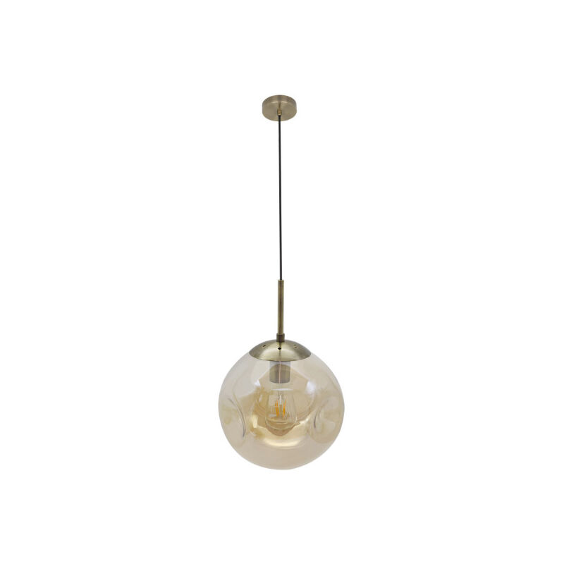 foto del prodotto ciondolo pinap 1xe27 pelle ambra regx25x25 cm fabrilamp