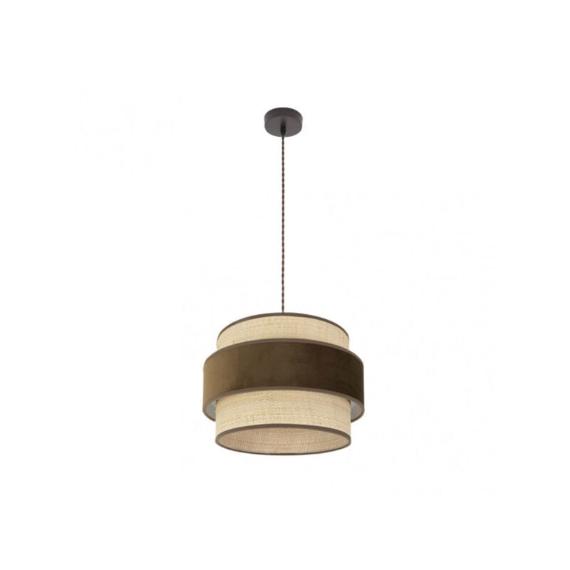 foto del prodotto ciondolo reyes 1xe27 marrone naturale marrone regx40x40 cm