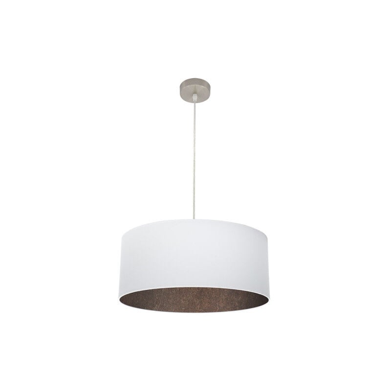 foto del prodotto ciondolo tatiana 1xe27 nichel/bianco-ossido regx50x50 cm - fabrilamp