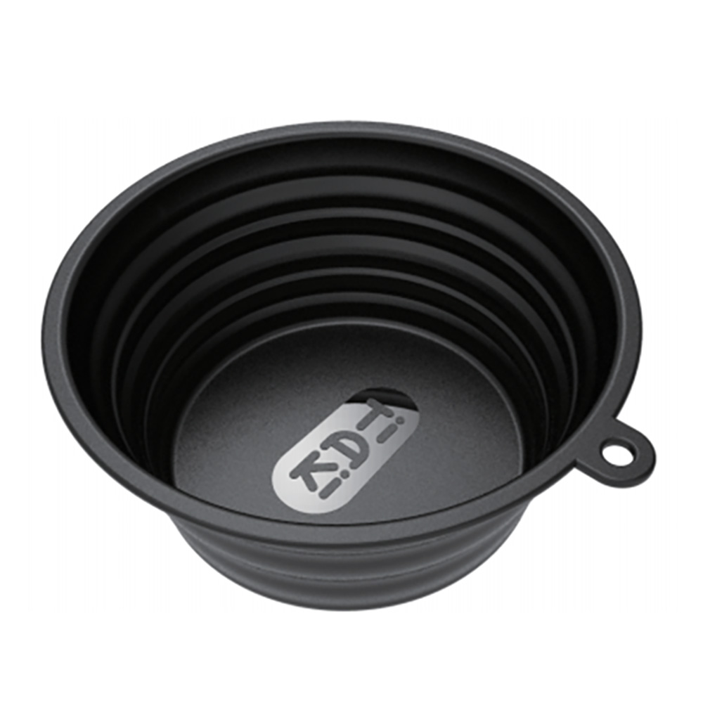 foto del prodotto ciotola da viaggio tiaki in silicone, nera 750 ml