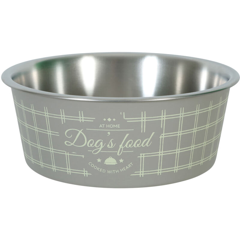 foto del prodotto ciotola in acciaio inox antiscivolo per cani zolux 1200 ml