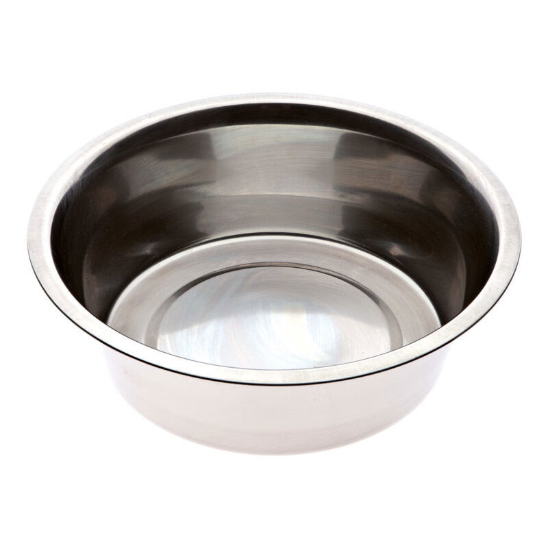 foto del prodotto ciotola in acciaio inox leggera per cani m