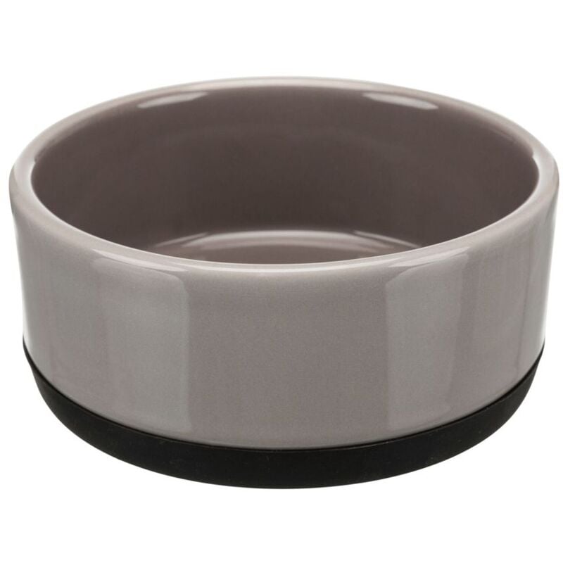 foto del prodotto ciotola in ceramica antiscivolo 0.75l diametro 16cm colore grigio