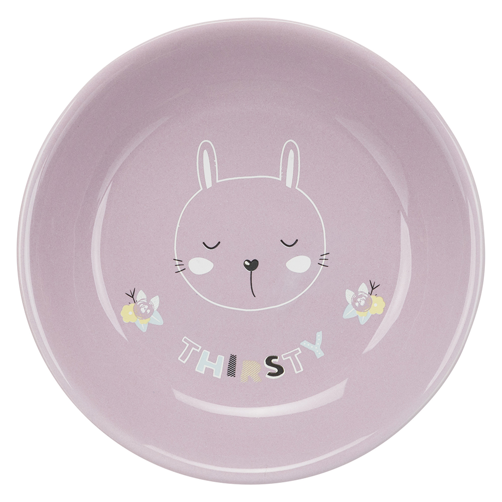 foto del prodotto ciotola in ceramica trixie junior 200 ml, 14 cm lilla