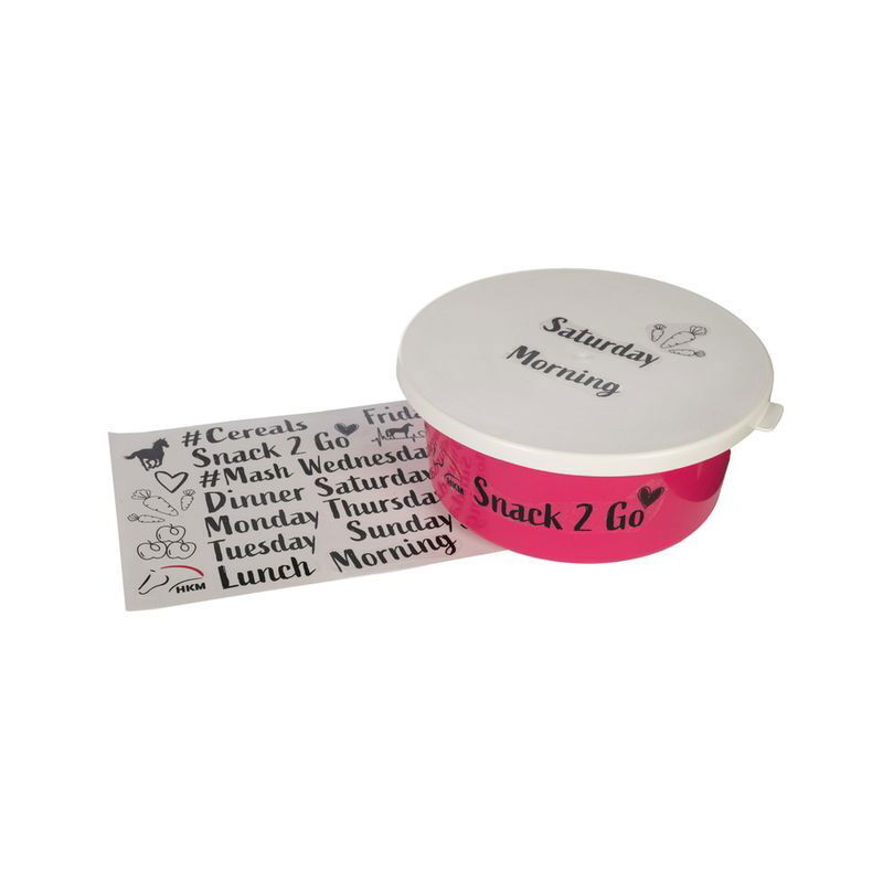 foto del prodotto ciotola per cereali excellent 2 litri in plastica ideale per l alimentazione in viaggio o in stalla taglia unica, rosa