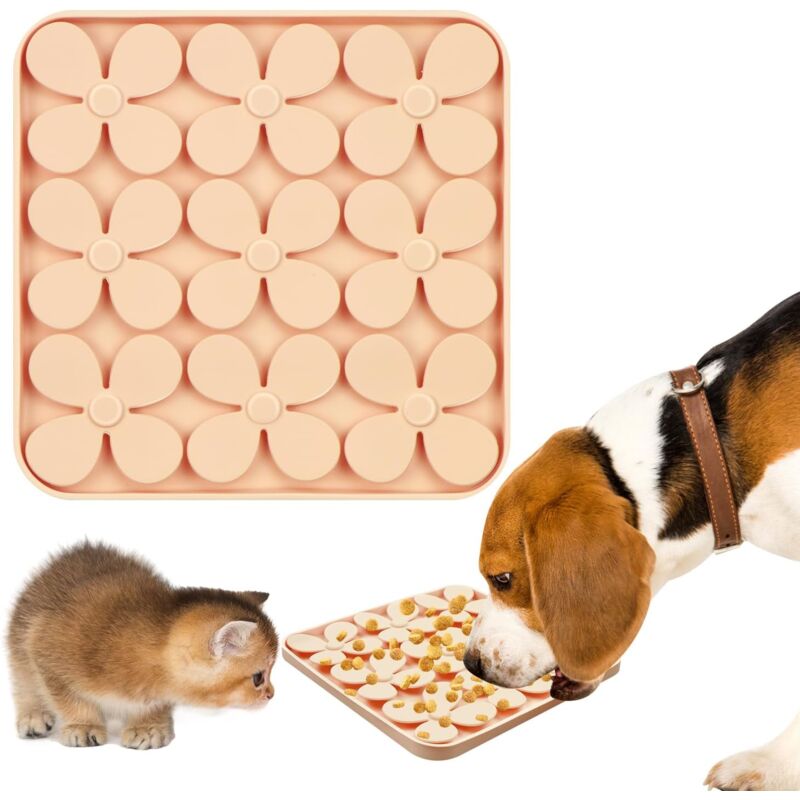 foto del prodotto ciotola per cuccioli in silicone, ciotola per cani a lenta alimentazione, tappetino per leccate, tappetino antiscivolo per leccate, ciotola