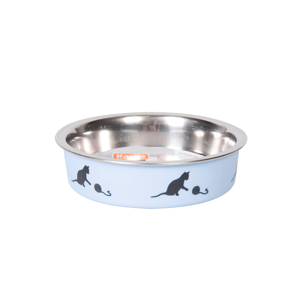 foto del prodotto ciotola per gatti karlie ascar 160 ml, 10 cm, blu