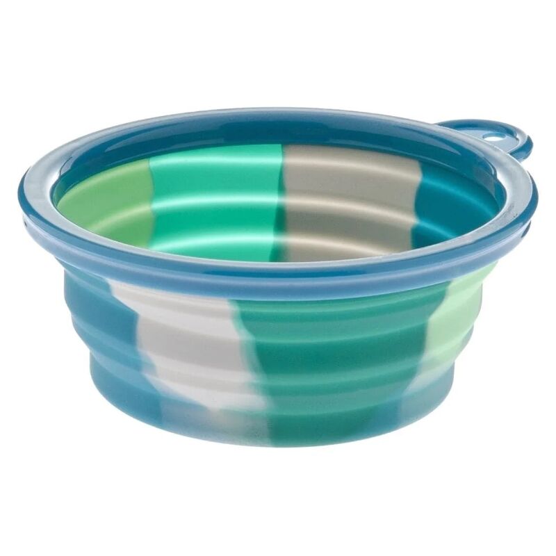 foto del prodotto ciotola rainbow silicone medium 750 ml azzurra 16x6.5cm